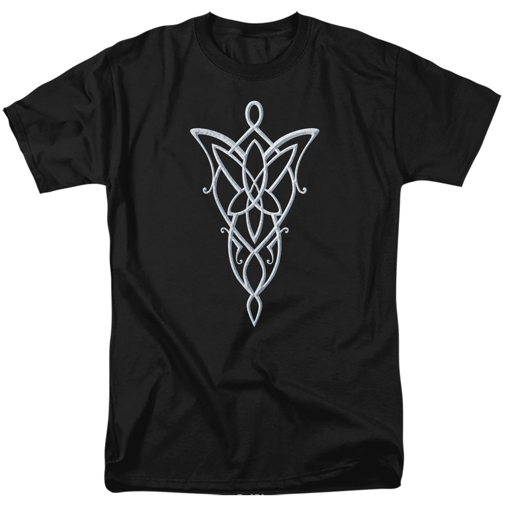 Lord Of The Rings Arwen Necklace Mens T Shirt Black Officially Licensed