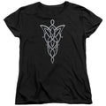 Lord Of The Rings Arwen Necklace Womens T Shirt Black Officially Licensed