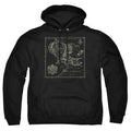Lord Of The Ringsd Of The Rings Map Of Me Mens Hoodie Black Officially Licensed