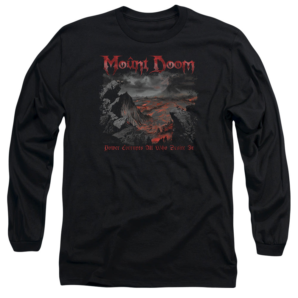 Lord Of The Rings Power Corrupts Mens Long Sleeve Shirt Black Officially Licensed Officially Licensed