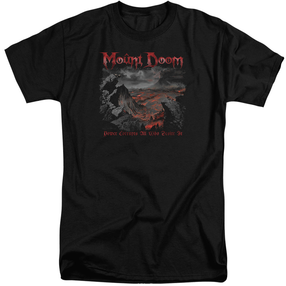 Lord Of The Rings Power Corrupts Mens Tall T Shirt Black Officially Licensed
