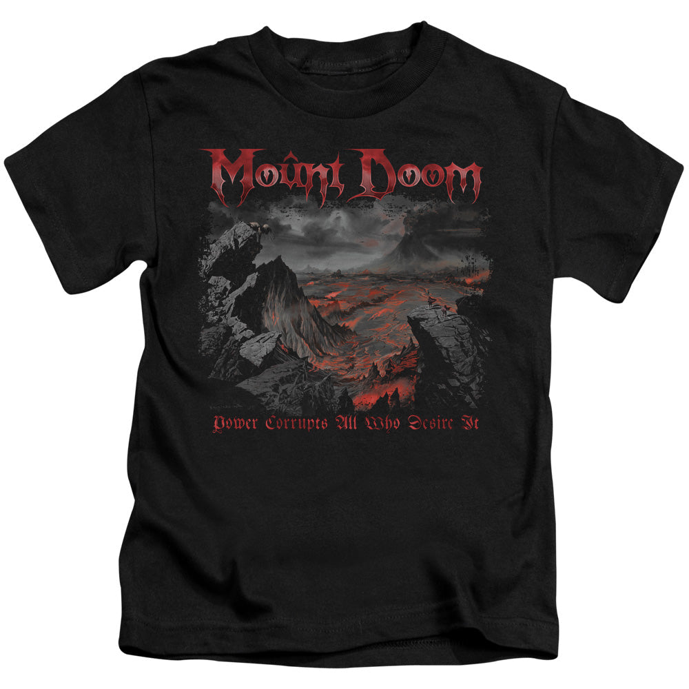 Lord Of The Rings Power Corrupts Juvenile Kids Youth T Shirt Black Officially Licensed