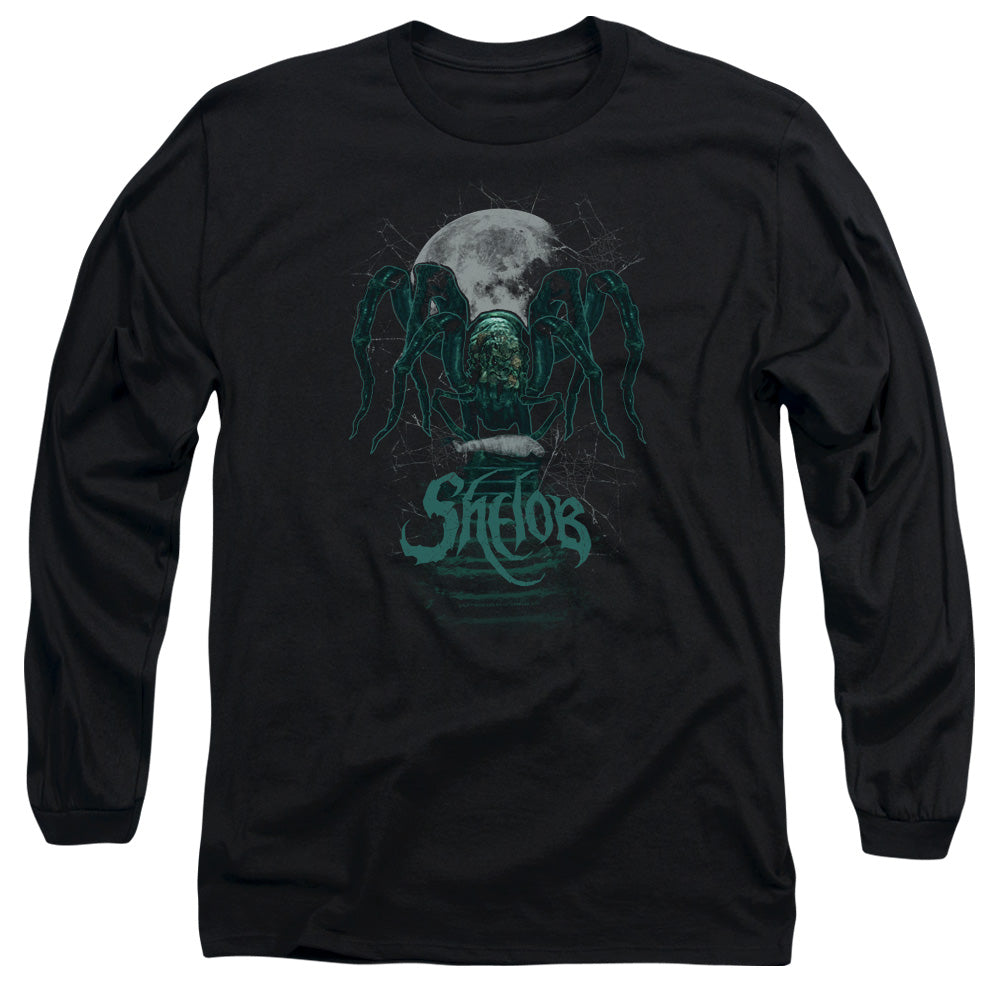 Lord Of The Rings Shelob Mens Long Sleeve Shirt Black Officially Licensed Officially Licensed