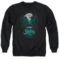 Lord Of The Rings Shelob Mens Crewneck Sweatshirt Black Officially Licensed