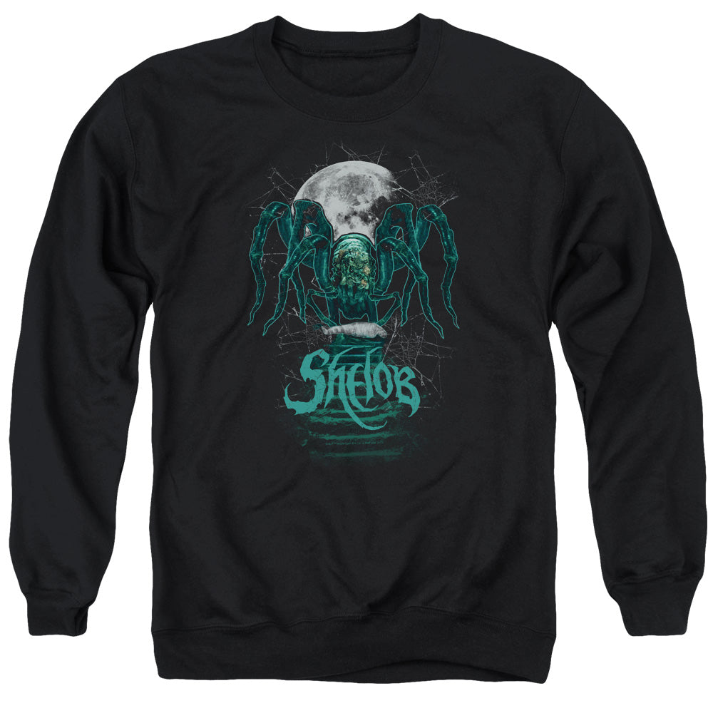 Lord Of The Rings Shelob Mens Crewneck Sweatshirt Black Officially Licensed