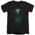 Lord Of The Rings Shelob Mens Slim Fit V-Neck T Shirt Black Officially Licensed
