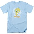 Looney Tunes Retro Tweety Mens T Shirt Light Blue Officially Licensed