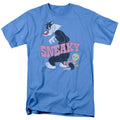 Looney Tunes Sneaky Mens T Shirt Carolina Blue Officially Licensed
