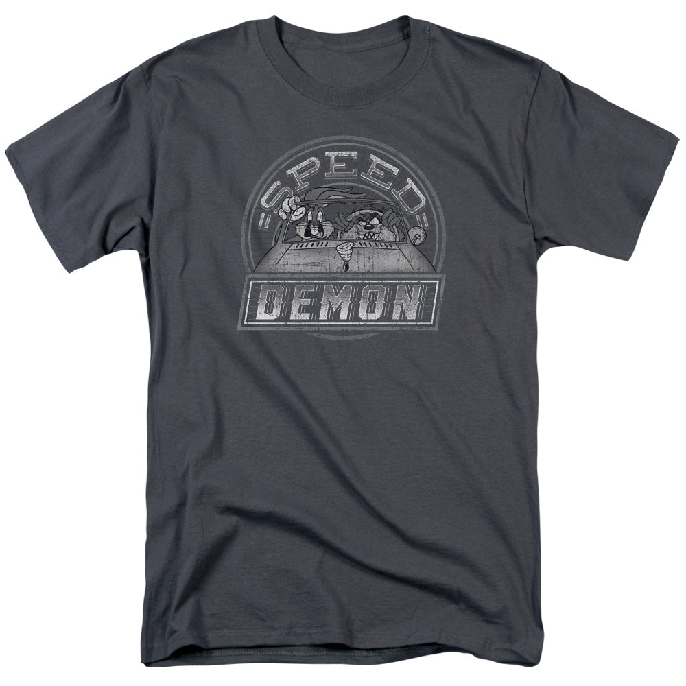 Looney Tunes Speed Demon Mens T Shirt Charcoal Officially Licensed