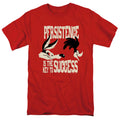 Looney Tunes Persistence Mens T Shirt Red Officially Licensed