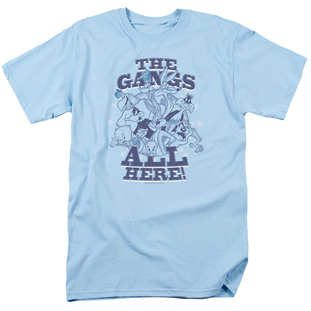Looney Tunes Blue Gang Mens T Shirt Light Blue Officially Licensed