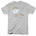 Looney Tunes Daffy Laugh Mens T Shirt Silver Officially Licensed