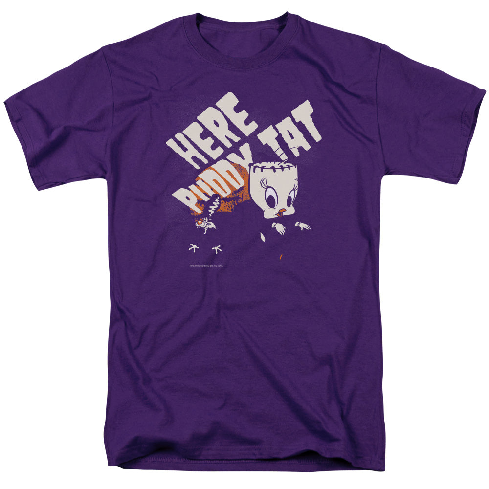 Looney Tunes Franken Tweety Mens T Shirt Purple Officially Licensed