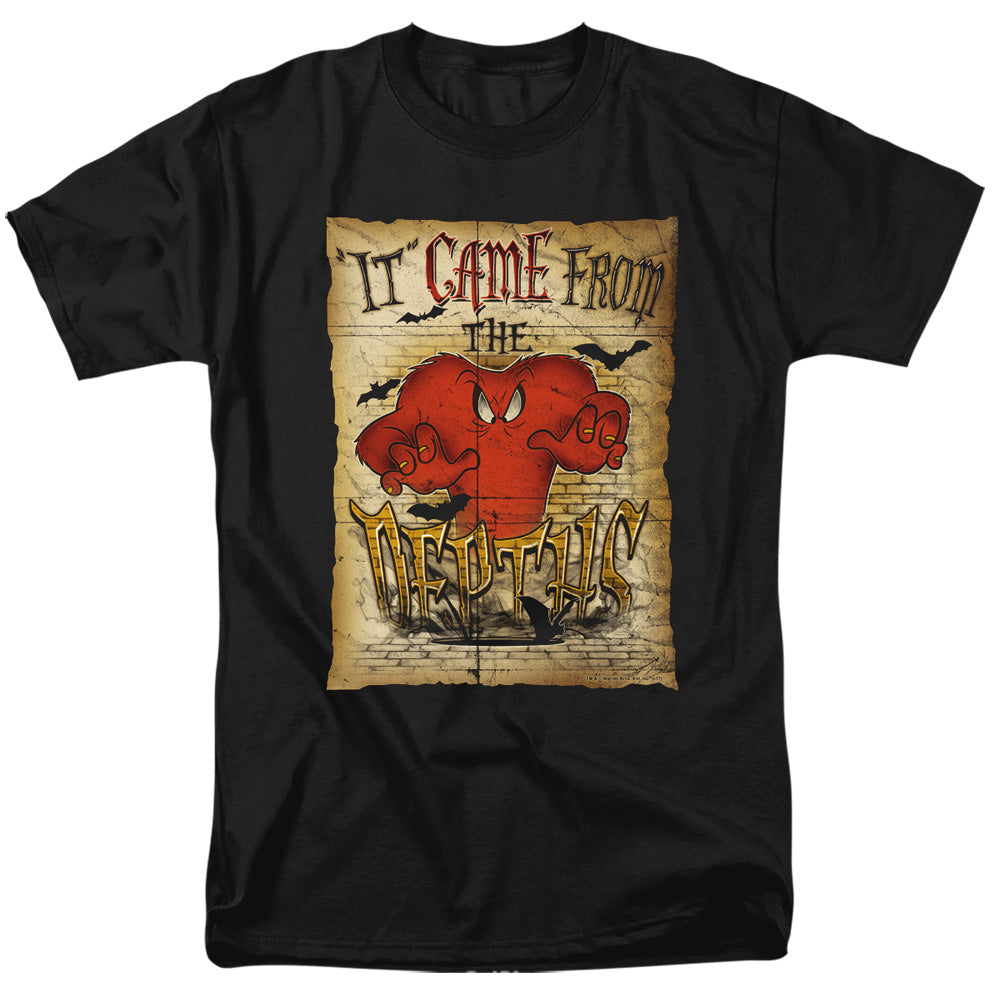 Looney Tunes The Depths Mens T Shirt Black Officially Licensed