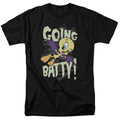 Looney Tunes Going Batty Mens T Shirt Black Officially Licensed