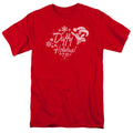 Looney Tunes Daffy Holidays Mens T Shirt Red Officially Licensed
