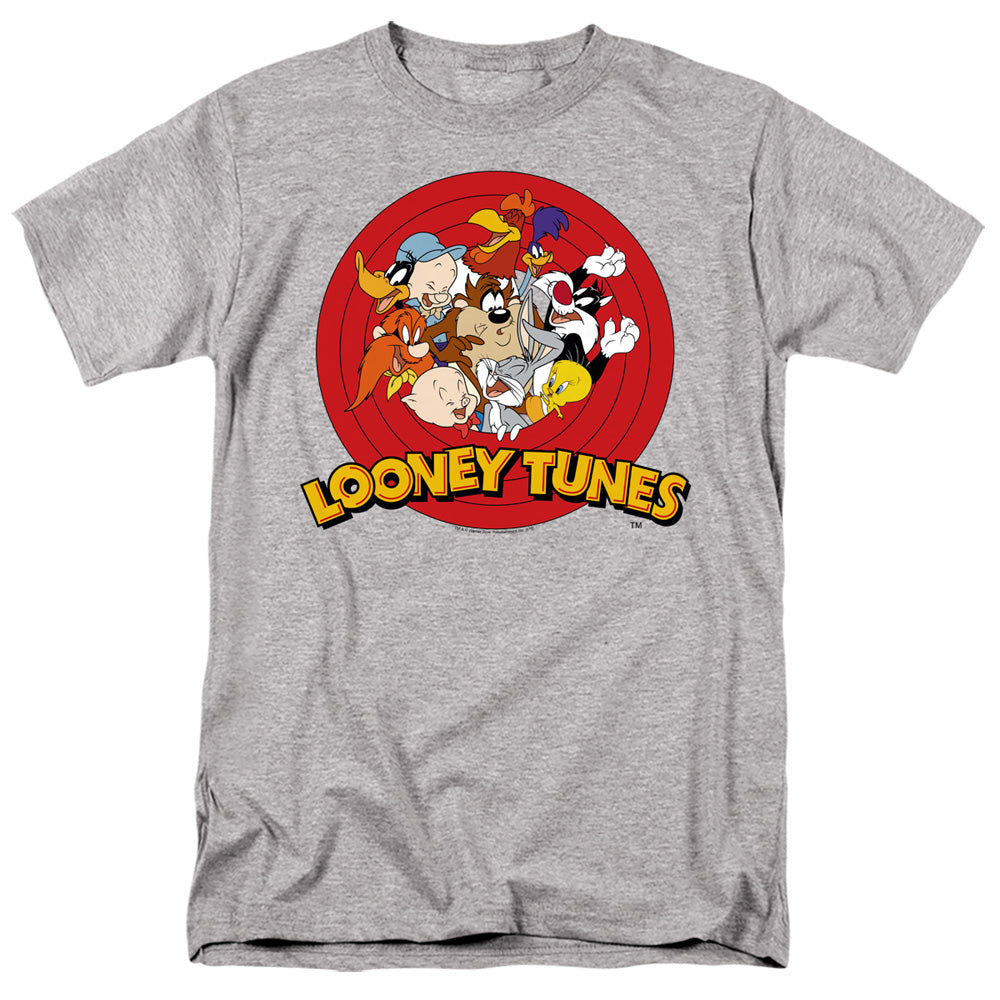 Looney Tunes Group Mens T Shirt Athletic Heather Officially Licensed