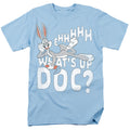 Looney Tunes Whats Up Mens T Shirt Light Blue Officially Licensed