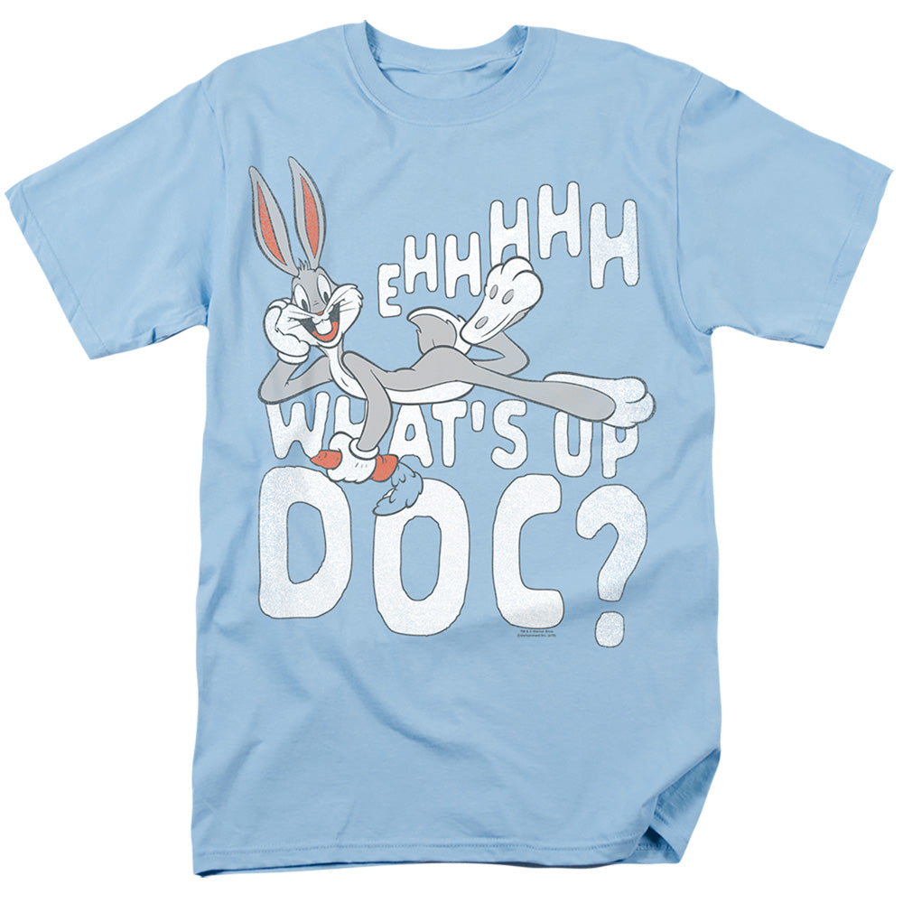 Looney Tunes Whats Up Mens T Shirt Light Blue Officially Licensed