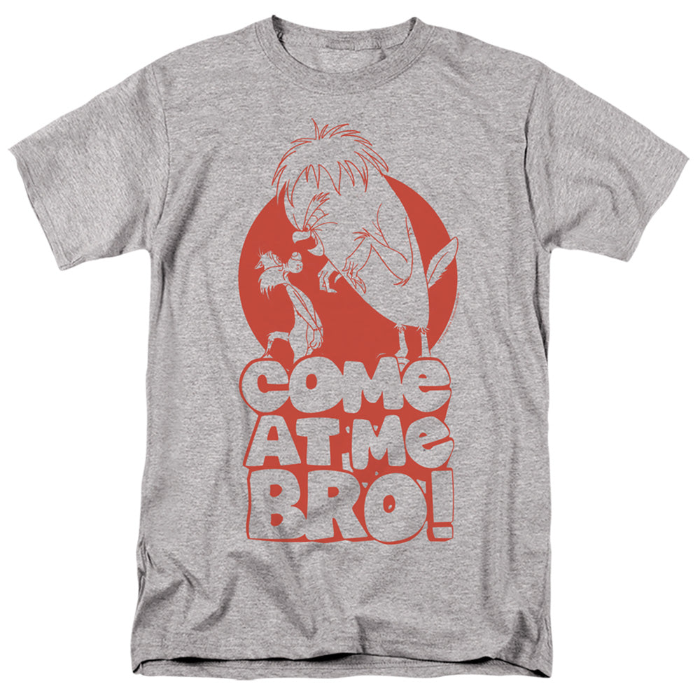 Looney Tunes Come At Me Mens T Shirt Athletic Heather Officially Licensed