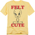 Looney Tunes Felt Cute Mens T Shirt White Officially Licensed