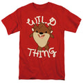 Looney Tunes Wild Thing Kid Mens T Shirt Red Officially Licensed