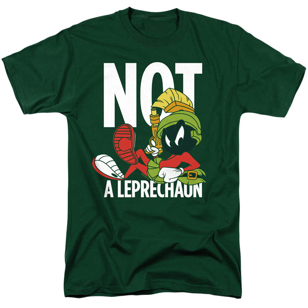 Looney Tunes Not A Leprechaun Mens T Shirt Hunter Green Officially Licensed