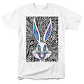 Looney Tunes Wild Bugs Mens T Shirt White Officially Licensed