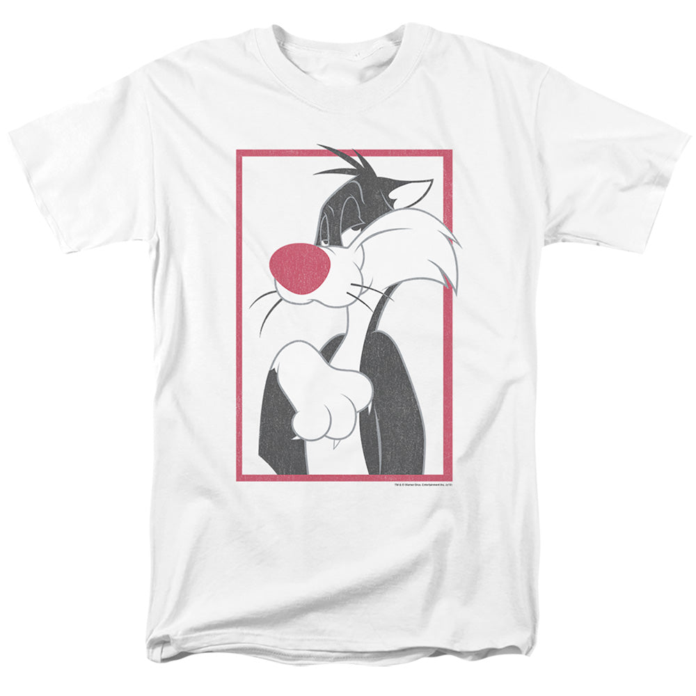 Looney Tunes Sylvester Mens T Shirt White Officially Licensed