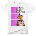 Looney Tunes Tiles Mens T Shirt White Officially Licensed