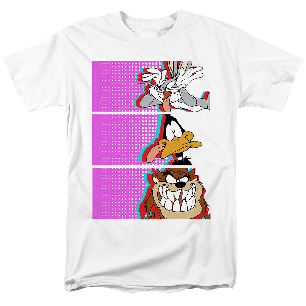 Looney Tunes Tiles Mens T Shirt White Officially Licensed
