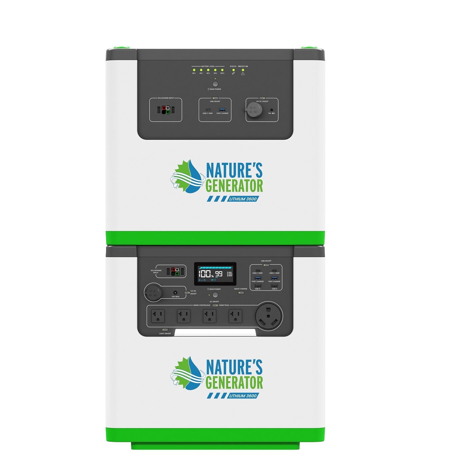 Nature's Generator Lithium 3600 Solar Generator