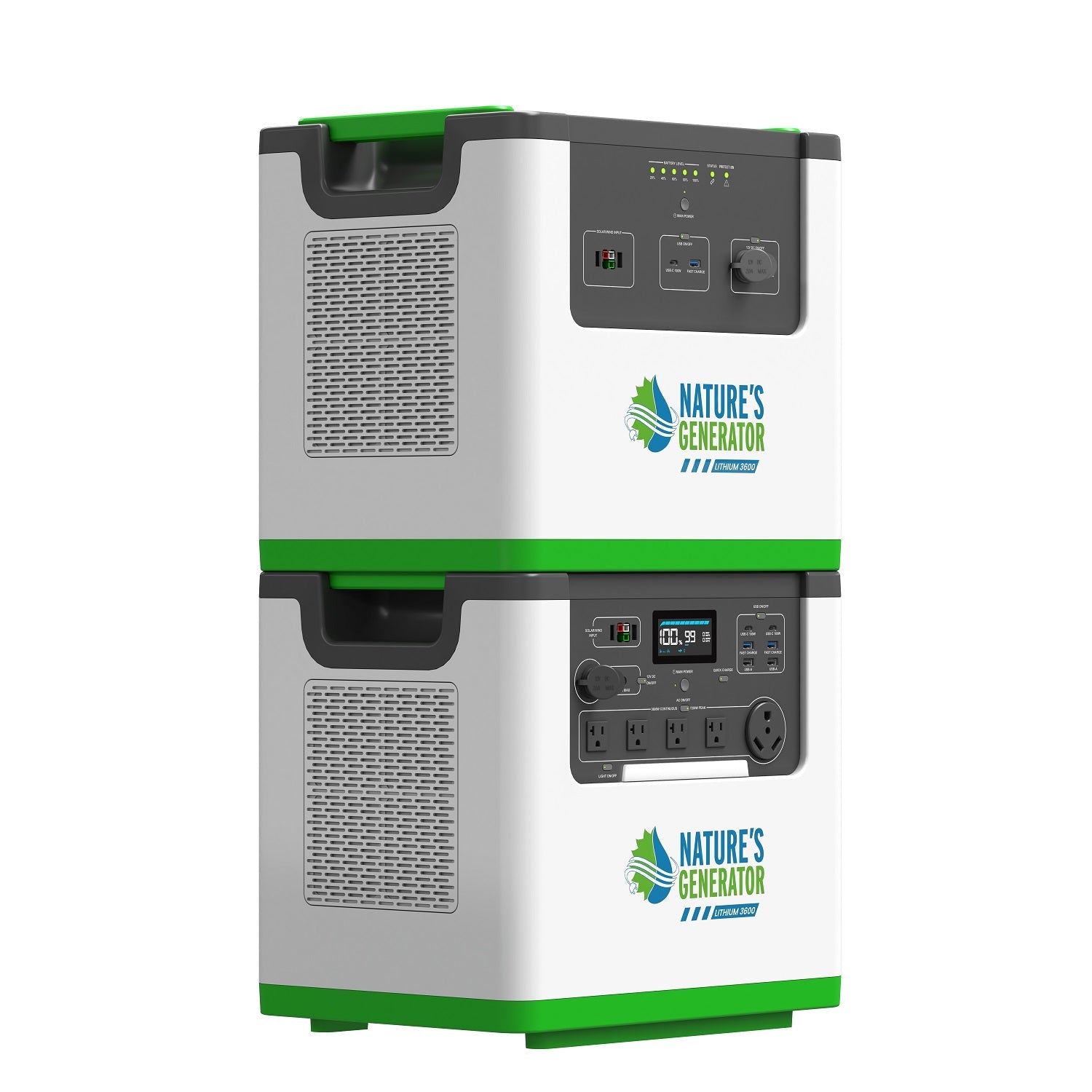 Nature's Generator Lithium 3600 Solar and Wind Generator