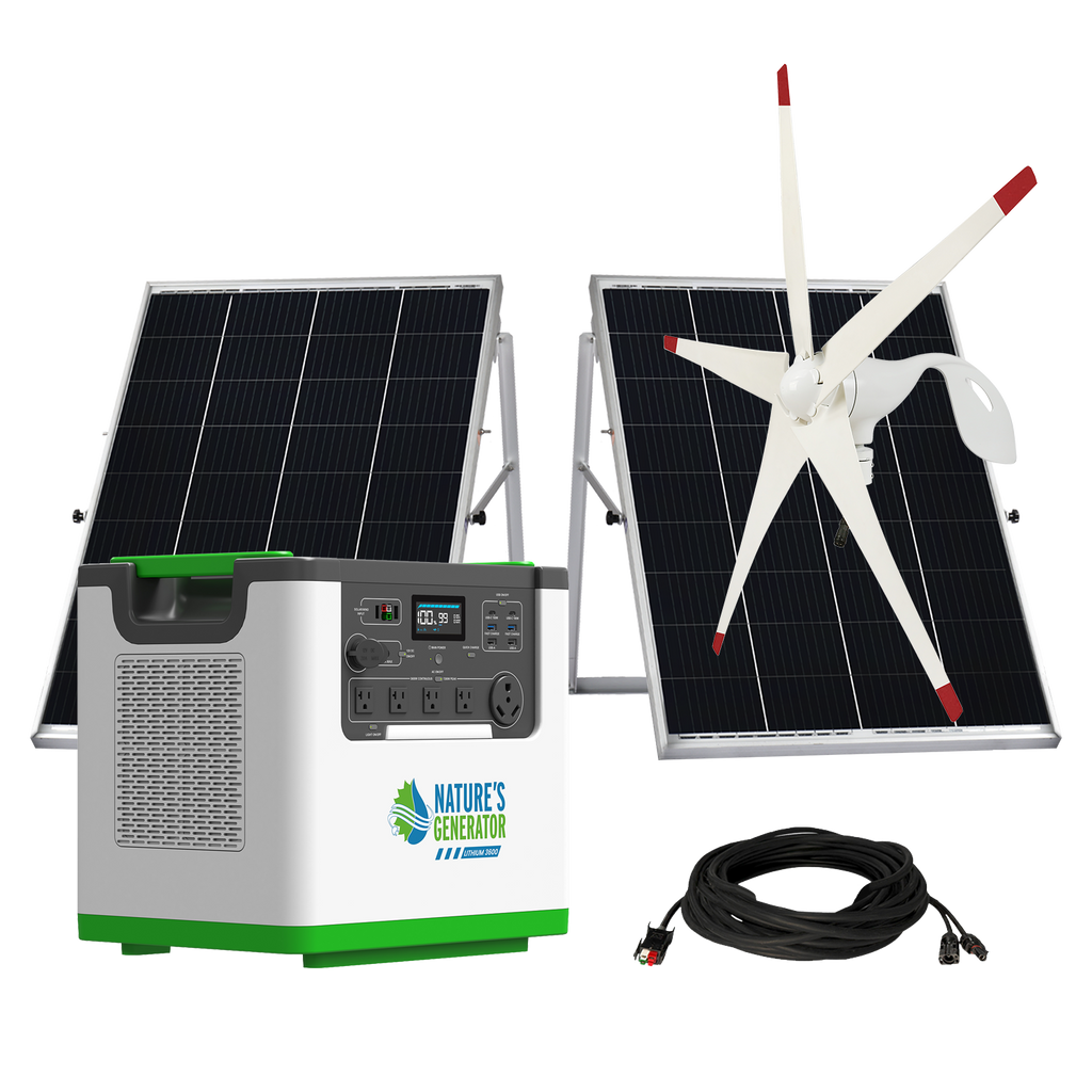Nature's Generator Lithium 3600 Solar and Wind Generator
