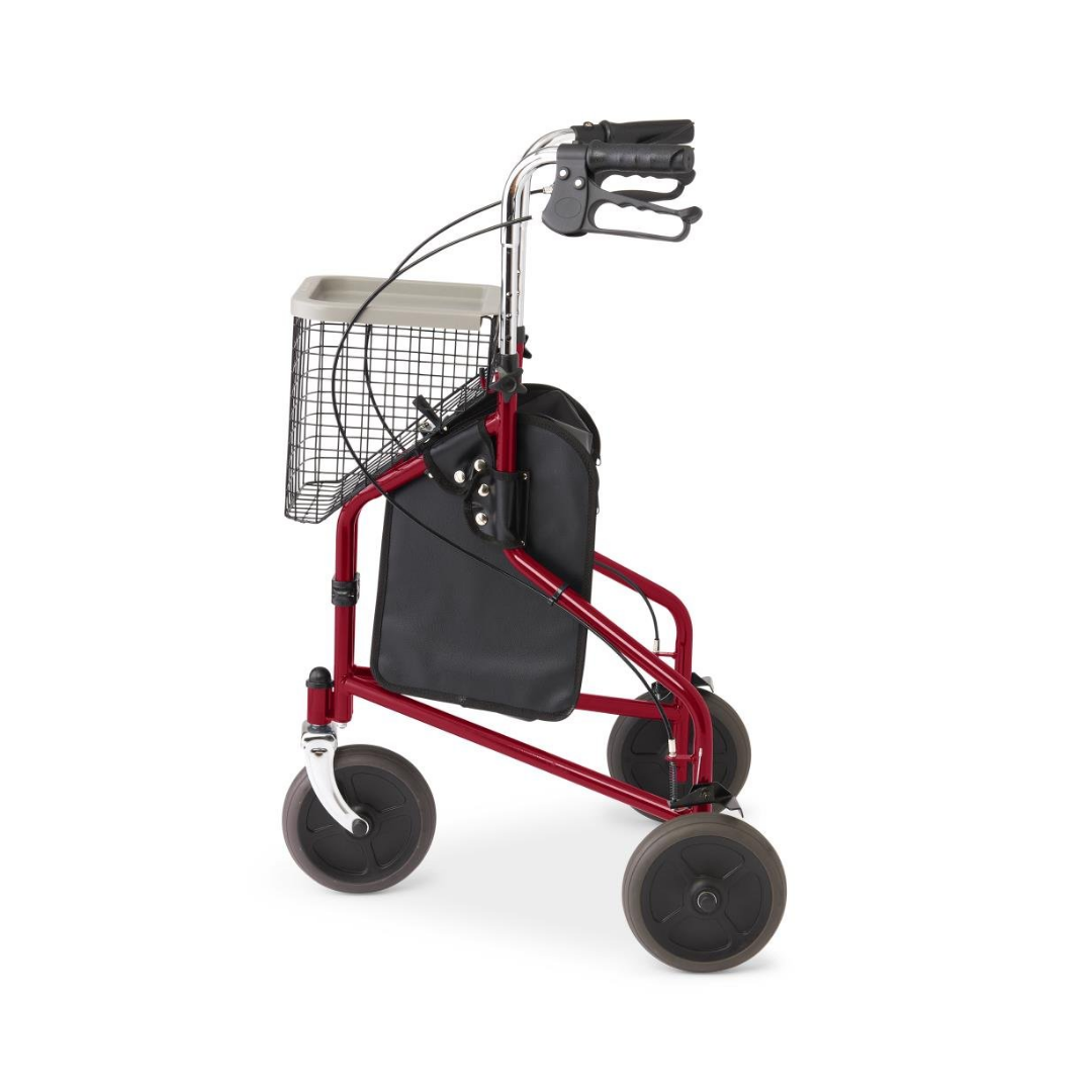 Medline 3‑Wheel Rollator Walker