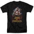 Army Of Darkness Bloody Poster Mens T Shirt Black Officially Licensed