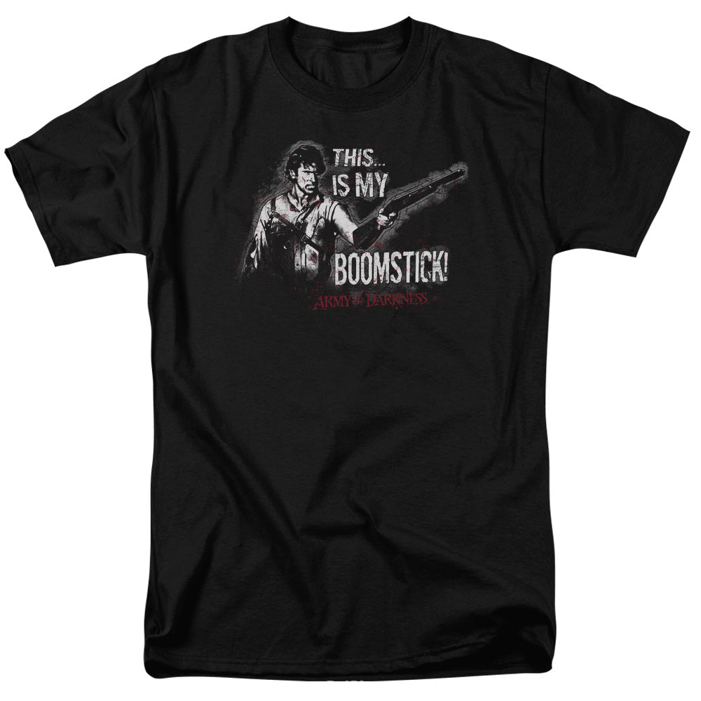 Army Of Darkness Boomstick Mens T Shirt Black Officially Licensed