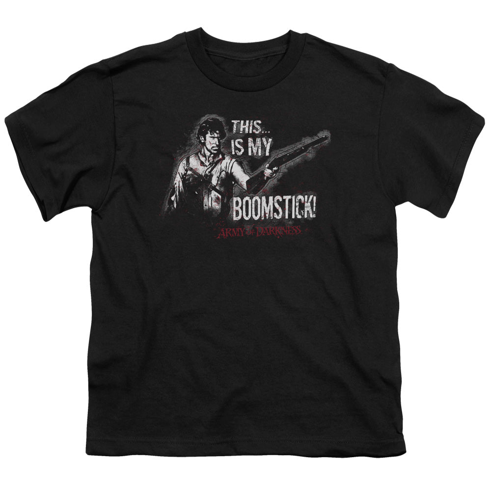Army Of Darkness Boomstick Kids Youth T Shirt Black Officially Licensed