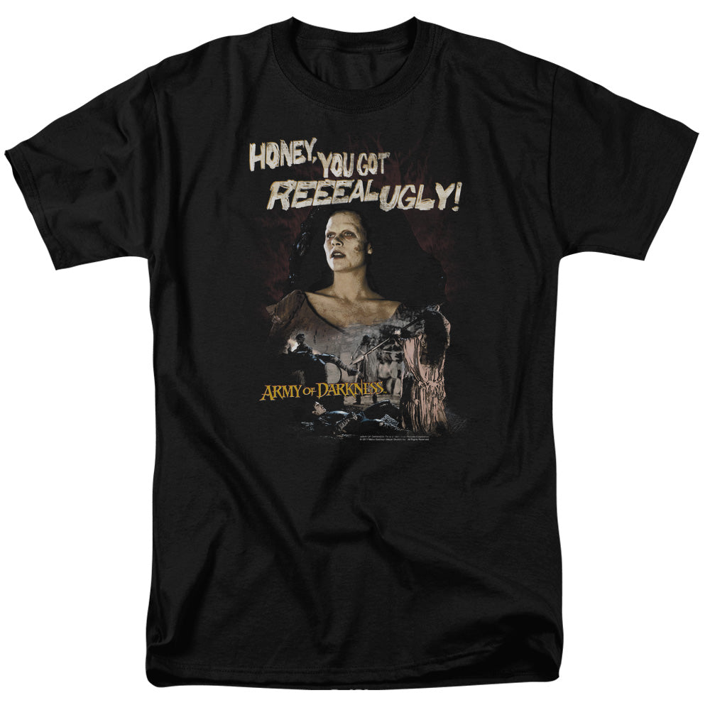 Army Of Darkness Reeeal Ugly! Mens T Shirt Black Officially Licensed