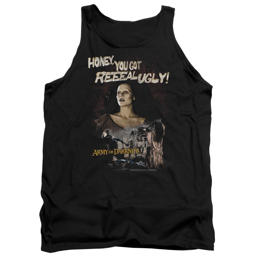 Army Of Darkness Reeeal Ugly! Mens Tank Top Shirt Black Officially Licensed
