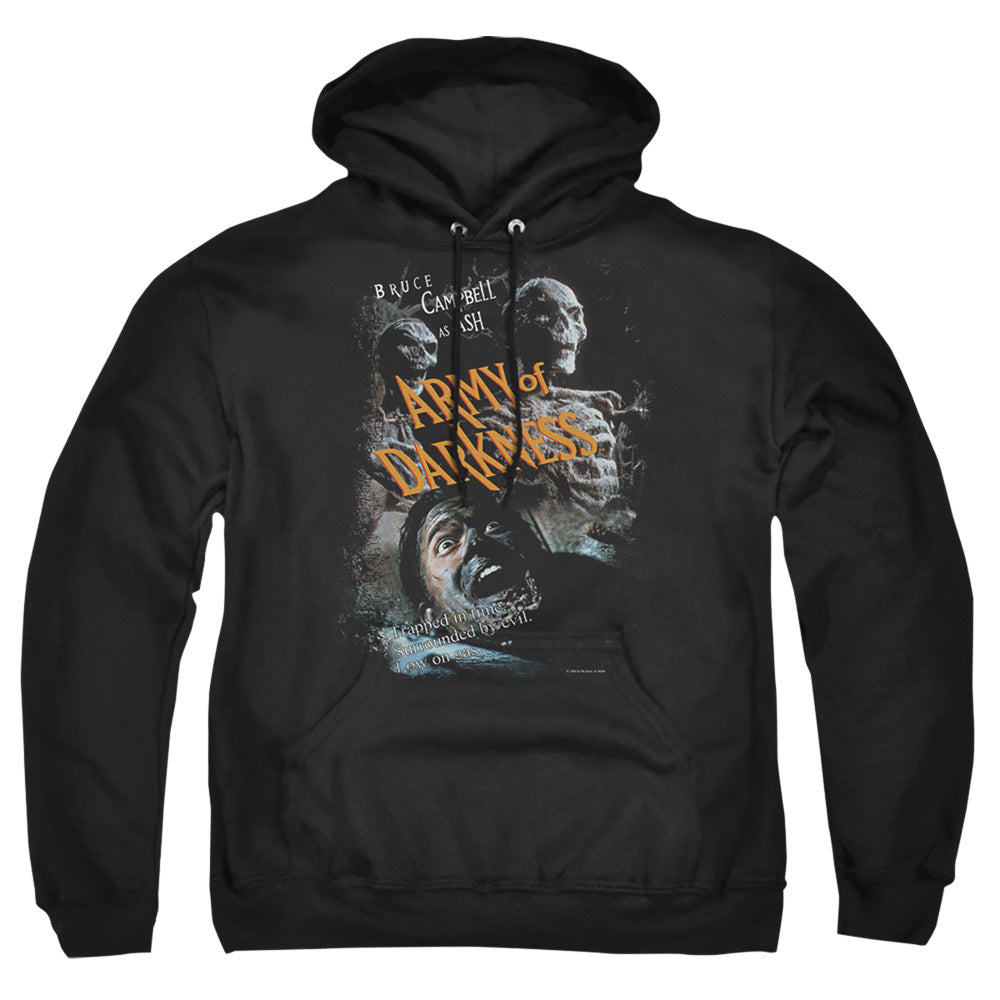 Army Of Darkness Covered Mens Hoodie Black Officially Licensed