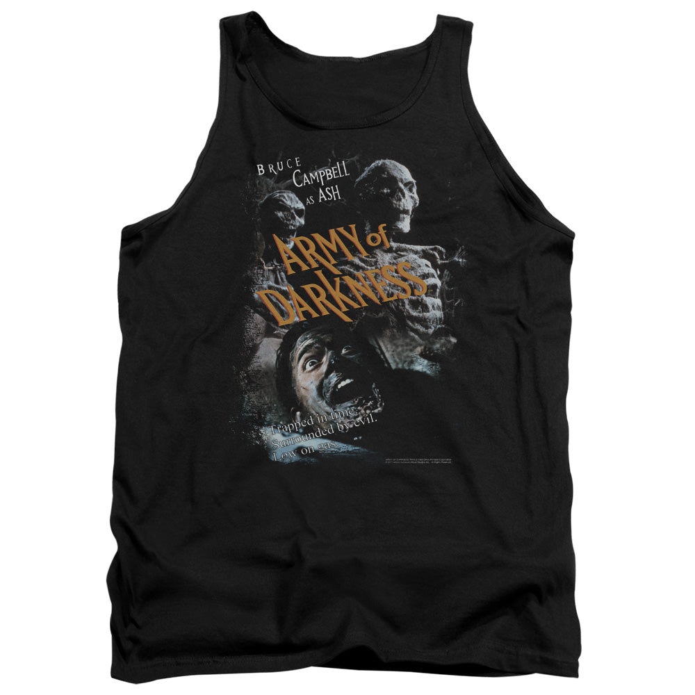 Army Of Darkness Covered Mens Tank Top Shirt Black Officially Licensed