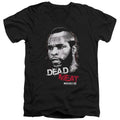 Rocky III Dead Meat Mens Slim Fit V-Neck T Shirt Black Officially Licensed