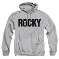 Rocky Logo Mens Hoodie Athletic Heather Officially Licensed
