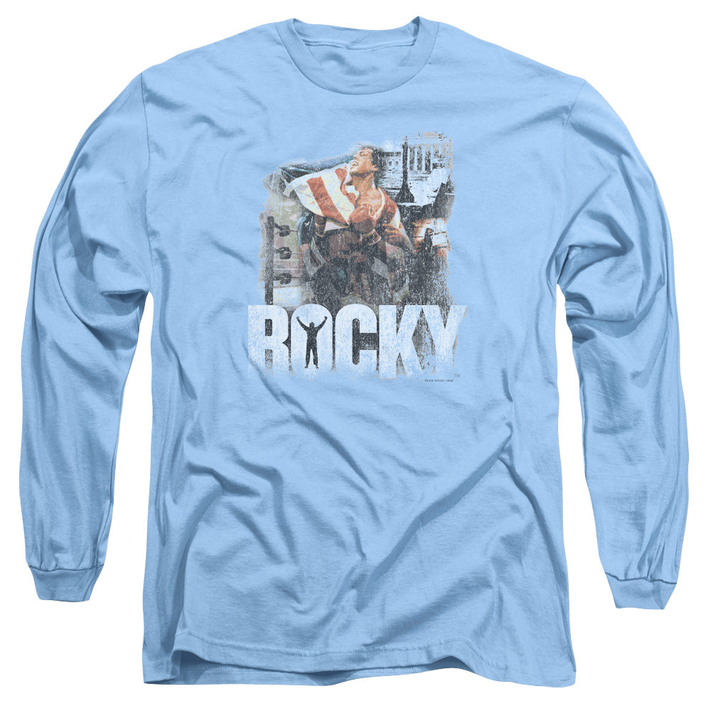 Rocky The Champion Mens Long Sleeve Shirt Carolina Blue Officially Licensed Officially Licensed