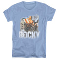 Rocky The Champion Womens T Shirt Carolina Blue Officially Licensed