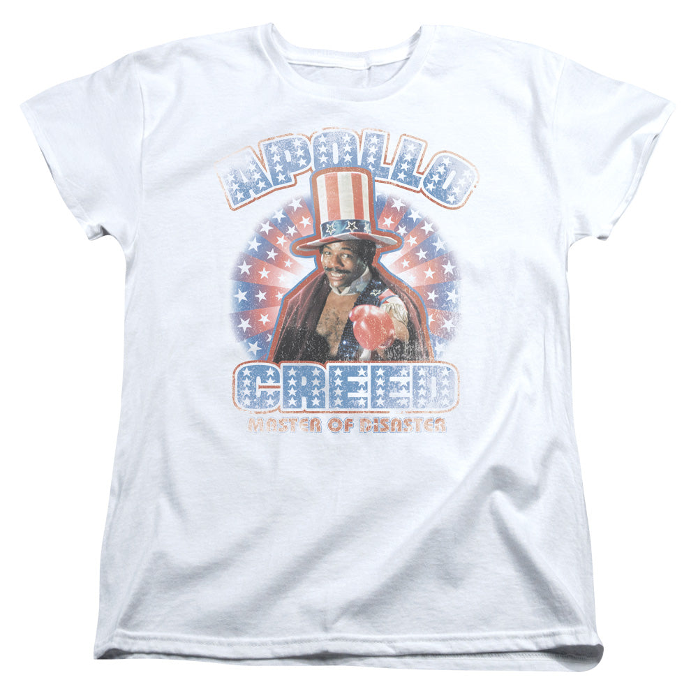 Rocky Apollo Creed Womens T Shirt White Officially Licensed