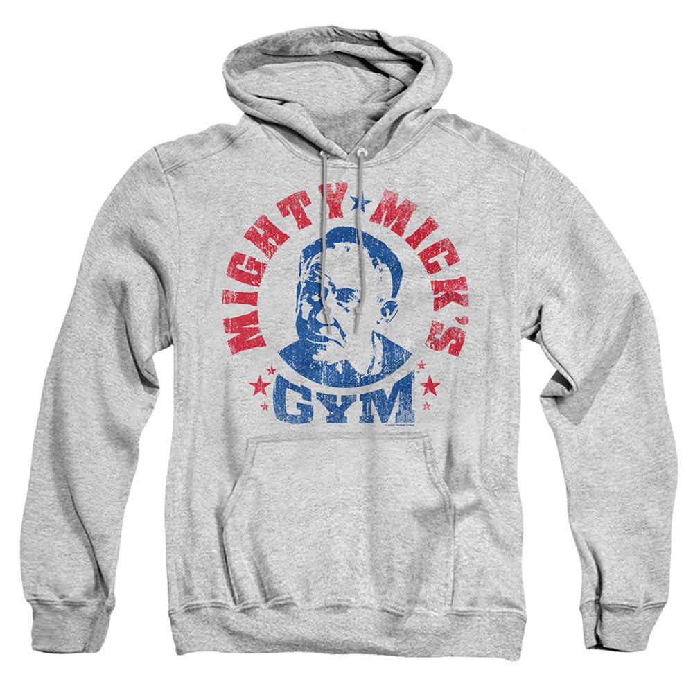 Rocky Mighty Micks Gym Mens Hoodie Athletic Heather Officially Licensed
