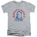 Rocky Mighty Micks Gym Mens Slim Fit V-Neck T Shirt Athletic Heather Officially Licensed