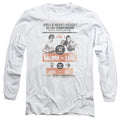 Rocky III VS Clubber Poster Mens Long Sleeve Shirt White Officially Licensed